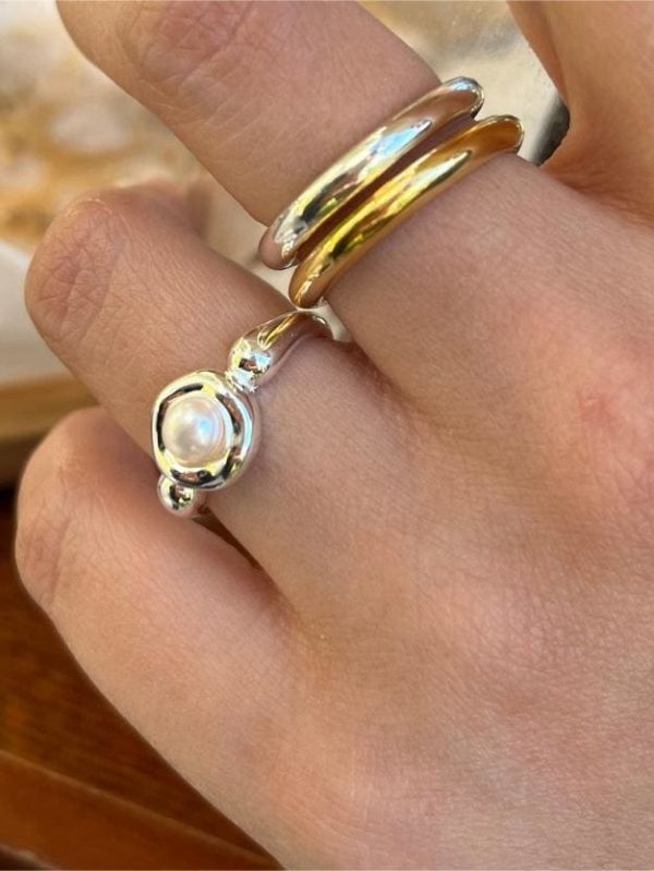 pearl band ring