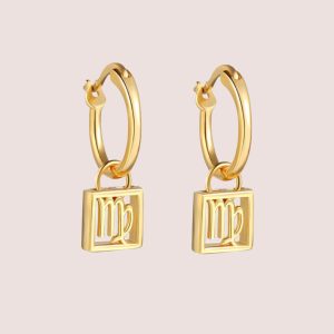 Gemini constellation earrings