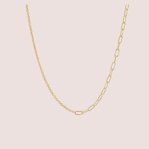 Dual Link Chain Necklace