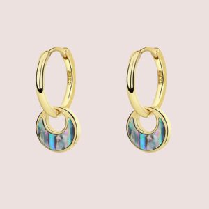 abalone shell earrings