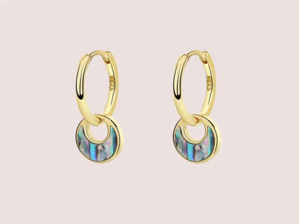 abalone shell earrings