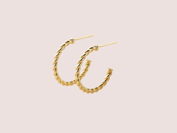 hoop earrings gold