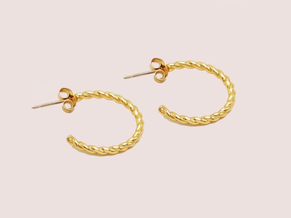 hoop earrings gold