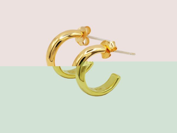 hoop earrings gold