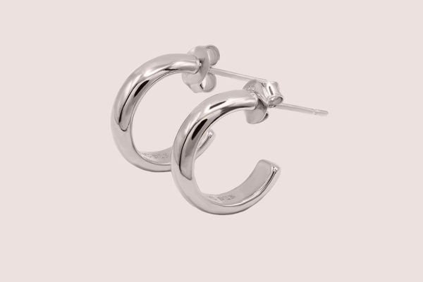 silver hoops