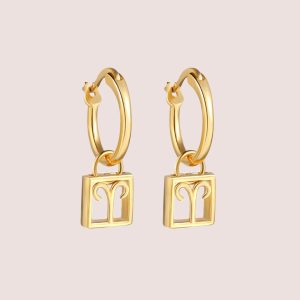 aries constellation earrings