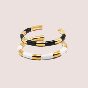 gold stripe bangle