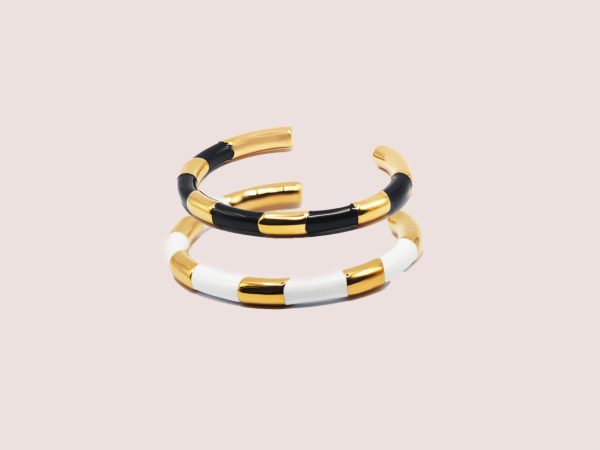 gold stripe bangle