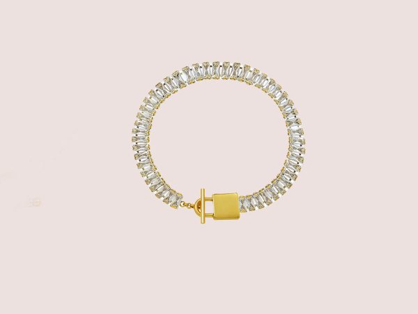 sparkle 18k gold bracelet