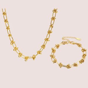 Gold Knot Bundle 18K Gold