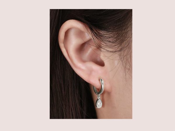 waterdrop earrings model