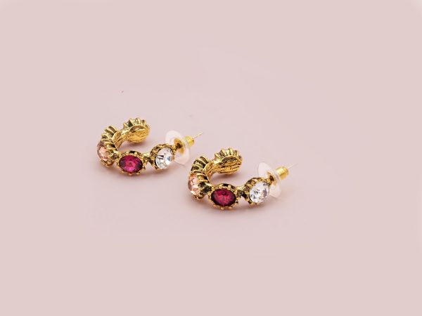 rhinestone earrings