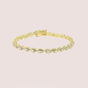 tennis bracelets gold