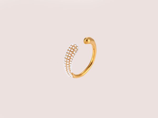 Pearl adjustable ring